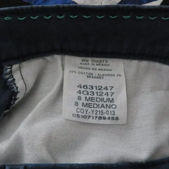 Lee All Day Pant Women's Sz 8 Med Dark Blue Brushed Denim - Picture 5 of 11